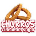 Signmission Churros Cinnamon Sugar Food Stand Truck Sticker, 12" x 4.5", D-DC-12 Churros Cinnamon Sugar D-DC-12 Churros Cinnamon Sugar19